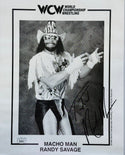 Randy Savage Autographed 8x10 Wrestling Photo (JSA)
