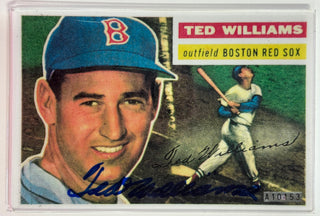1996 Ted Williams Signature Series Porcelain Baseball Card Collection Autograph #153/521