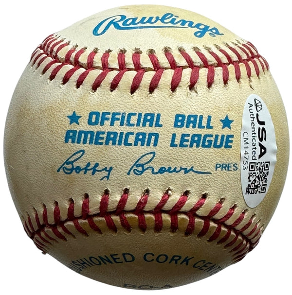 Frank Thomas Autographed Official American League Baseball (JSA)