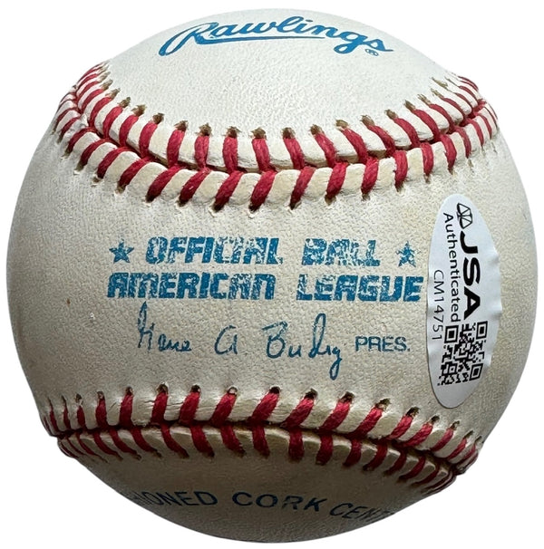 Paul O'Neill Autographed Official American League Baseball (JSA)