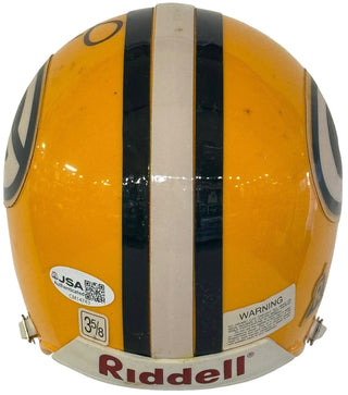 Brett Favre Autographed Green Bay Packers Mini Helmet (JSA)
