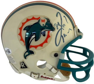 Zach Thomas Autographed Miami Dolphins Mini Helmet (JSA)