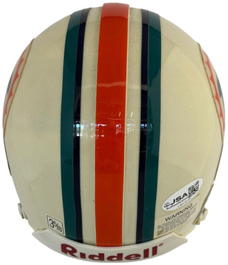 Zach Thomas Autographed Miami Dolphins Mini Helmet (JSA)