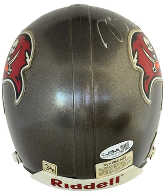 Mike Alstott Autographed Tampa Bay Mini Helmet (JSA)