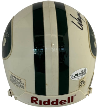 Wayne Chrebet Autographed New York Jets Mini Helmet (JSA)