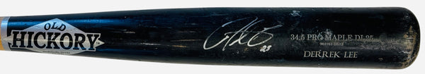 Derrek Lee Autographed Game Used Old Hickory Bat