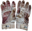 Victor Scott II Autographed Game Used Addidas Batting Gloves (Beckett Witness)
