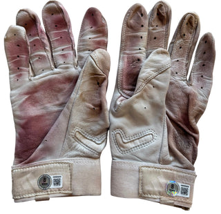 Victor Scott II Autographed Game Used Addidas Batting Gloves (Beckett Witness)