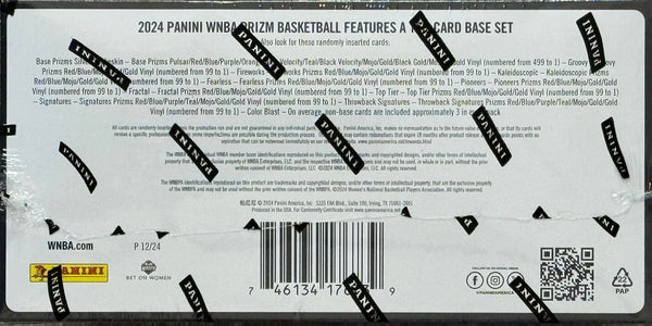 2024 WNBA Panini Prizm Basketball Hobby Box