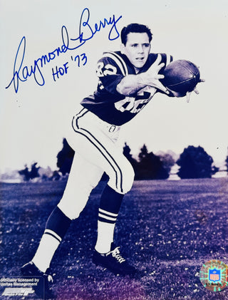 Raymond Berry Baltimore Colts Autographed 8x10 Football Photo