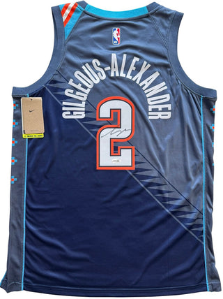 Shai Gilgeous-Alexander Signed Oklahoma City Nike City Edition Swingman Jersey (JSA)