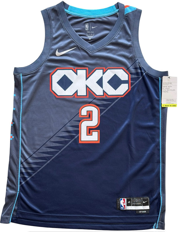 Shai Gilgeous-Alexander Signed Oklahoma City Nike City Edition Swingman Jersey (JSA)