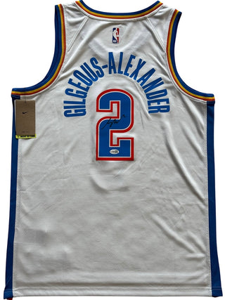 Shai Gilgeous-Alexander Signed Oklahoma City Nike Association Edition Swingman Jersey (JSA)