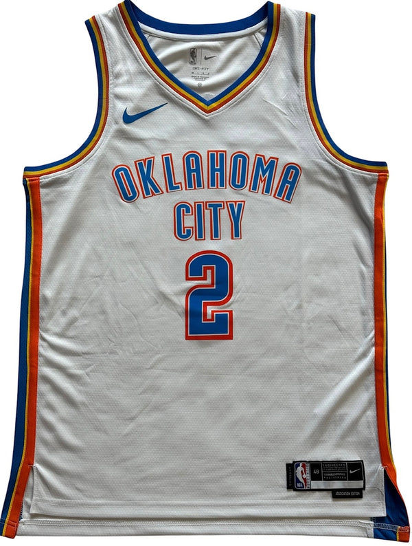 Shai Gilgeous-Alexander Signed Oklahoma City Nike Association Edition Swingman Jersey (JSA)