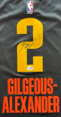 Shai Gilgeous-Alexander Signed Oklahoma City Nike City Edition Swingman Jersey (JSA)