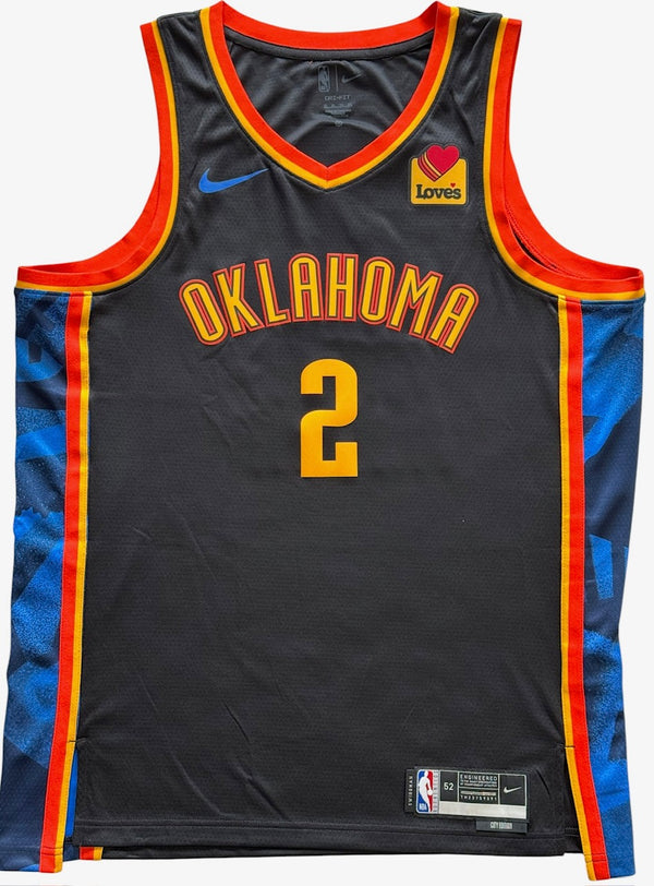 Shai Gilgeous-Alexander Signed Oklahoma City Nike City Edition Swingman Jersey (JSA)
