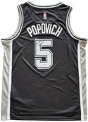 Gregg Popovich Autographed San Antonio Spurs Nike Swingman Icon Edition Jersey (JSA)