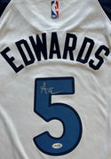 Anthony Edwards Signed Authentic Timberwolves Swingman Assciation Edition Jersey (JSA)