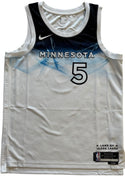 Anthony Edwards Signed Authentic Timberwolves Swingman City Edition Jersey (JSA)