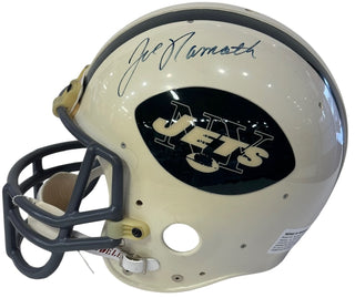 Joe Namath Autographed New York Jets Authentic Riddell Helmet (Score Board)