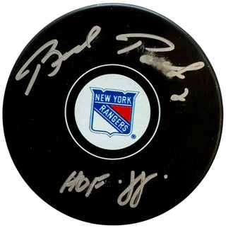 Brad Park Autographed "HOF 88" New York Rangers Puck
