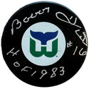 Bobby Hull Autographed Hartford Whalers Puck (pSA)