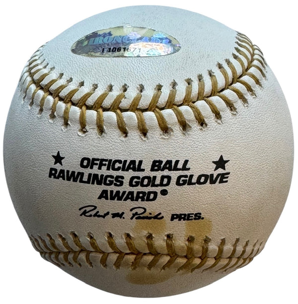 Cal Ripken Jr Autographed Gold Glove Award Baseball (MLB)