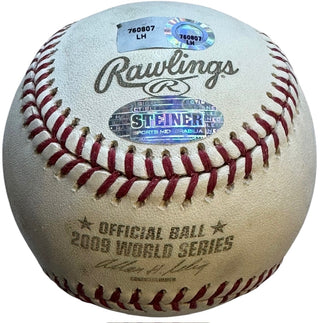 CC Sabathia Autographed Official 2009 World Series Baseball (MLB)
