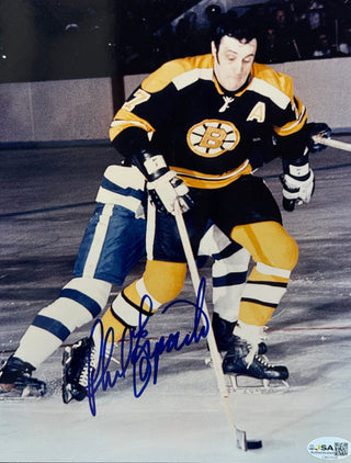 Phil Esposito Autographed Bruins 8x10 Hockey Photo (JSA)