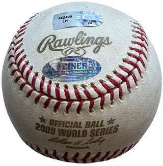 Joe Girardi Autographed Official 2009 World Series Baseball (MLB)