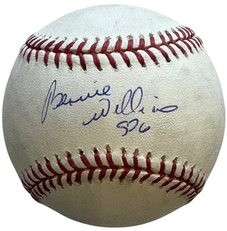 Bernie Williams Autographed Official Major League Baseball (Steiner)