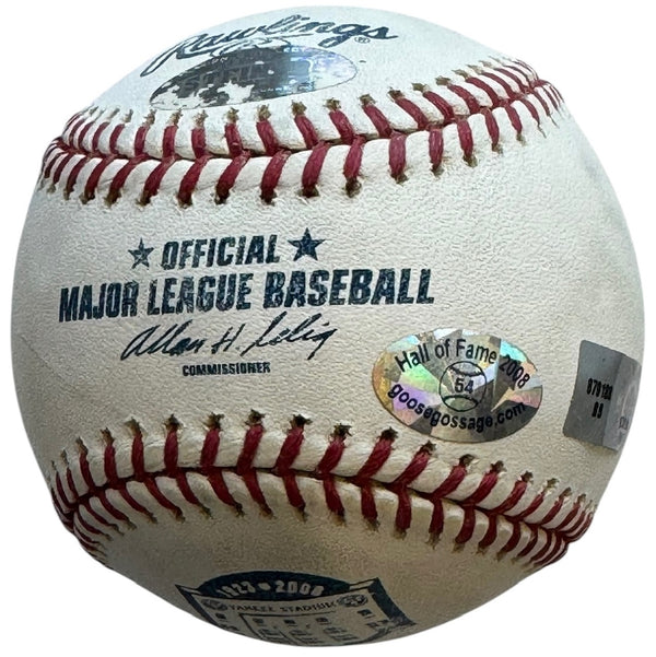 Goose Gossage Autographed Yankees Comemorative Official Baseball (MLB)