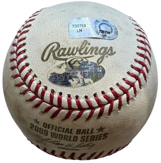 Andy Pettitte Autographed Official 2009 World Series Baseball (MLB)