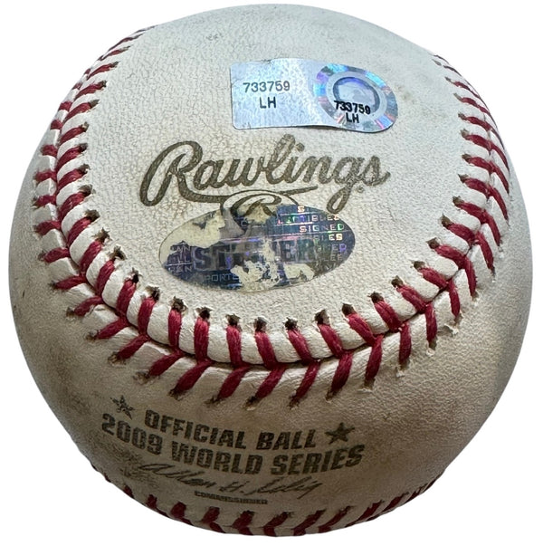 Andy Pettitte Autographed Official 2009 World Series Baseball (MLB)