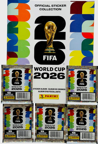 FIFA World Cup 2026 Official Sticker Collection - Soft Album & 5 Packs