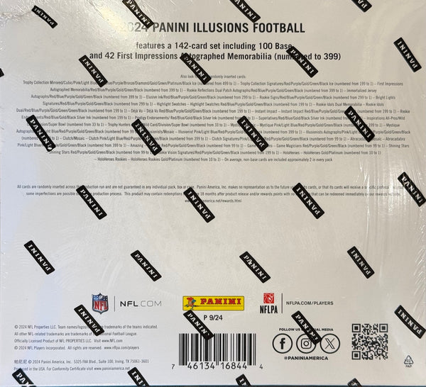 2024 Panini Illusions Football Hobby Box