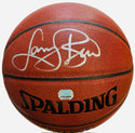 Larry Bird Autographed Spalding I/O Basketball (Mounted Memories)