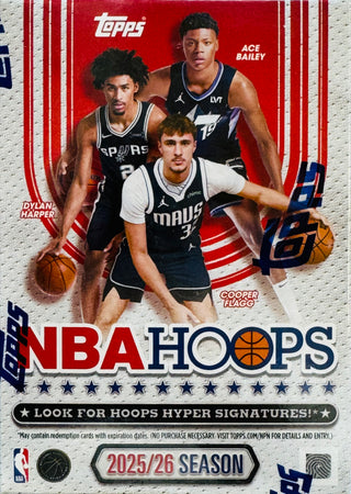 2025-26 Topps Hoops Basketball Blaster Box (Green Hoops Parallels!)