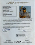 Mickey Mantle Autographed New York Yankees Framed 16x20 Photo (JSA)