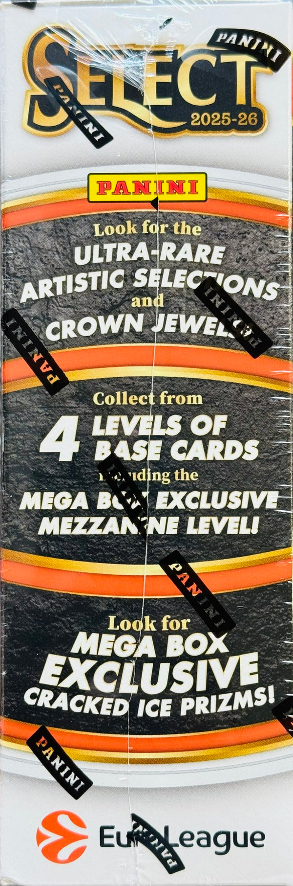 2025-26 Select EuroLeague Basketball Hobby Megas (Look Exclusive Cracked Ice Prizms)