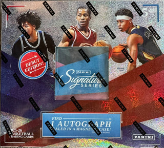 2025-26 Panini Signature Series Basketball Hobby Box (Debut Edition)