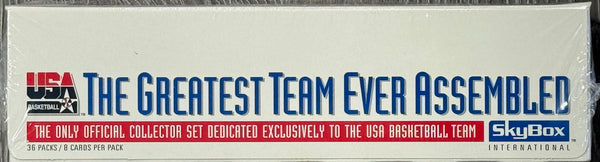1992-93 Skybox USA Basketball Dream Team Box w/ 36 Packs Factory Sealed