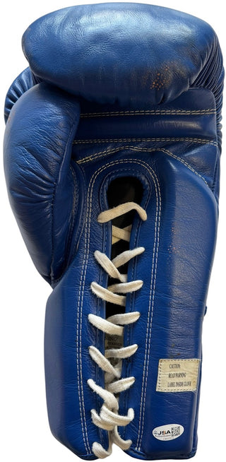 Hector Camacho Autographed Blue Ringside Left Boxing Glove (JSA)