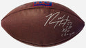 Rodney Hampton Autographed New York Giants Wilson Logo Football