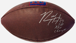 Rodney Hampton Autographed New York Giants Wilson Logo Football