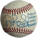 Albert Pujols Autographed Game Used Official Major League Baseball (JSA)