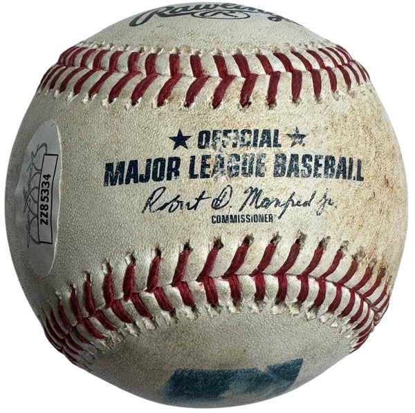 Albert Pujols Autographed Game Used Official Major League Baseball (JSA)