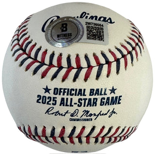 Junior Caminero Autographed Official 2025 All Star Game Baseball (Beckett)