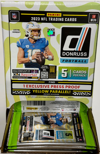 2023 Panini Donruss Football Gravity Feed Box (48 Packs) Per Box