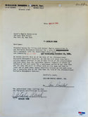 Natalie Wood Autographed William Morris Agency Inc Contract (PSA)